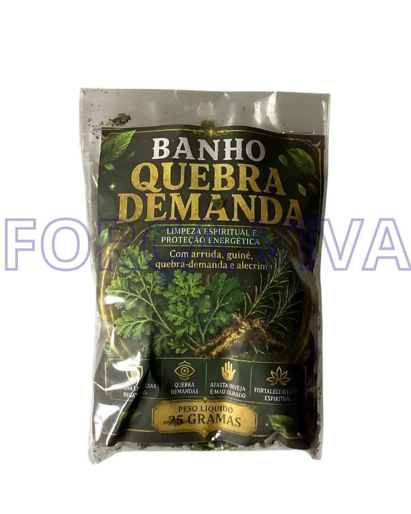 Banho de Ervas Quebra Demanda – Blend Poderoso para Limpeza Espiritual e Proteção – Força Viva
