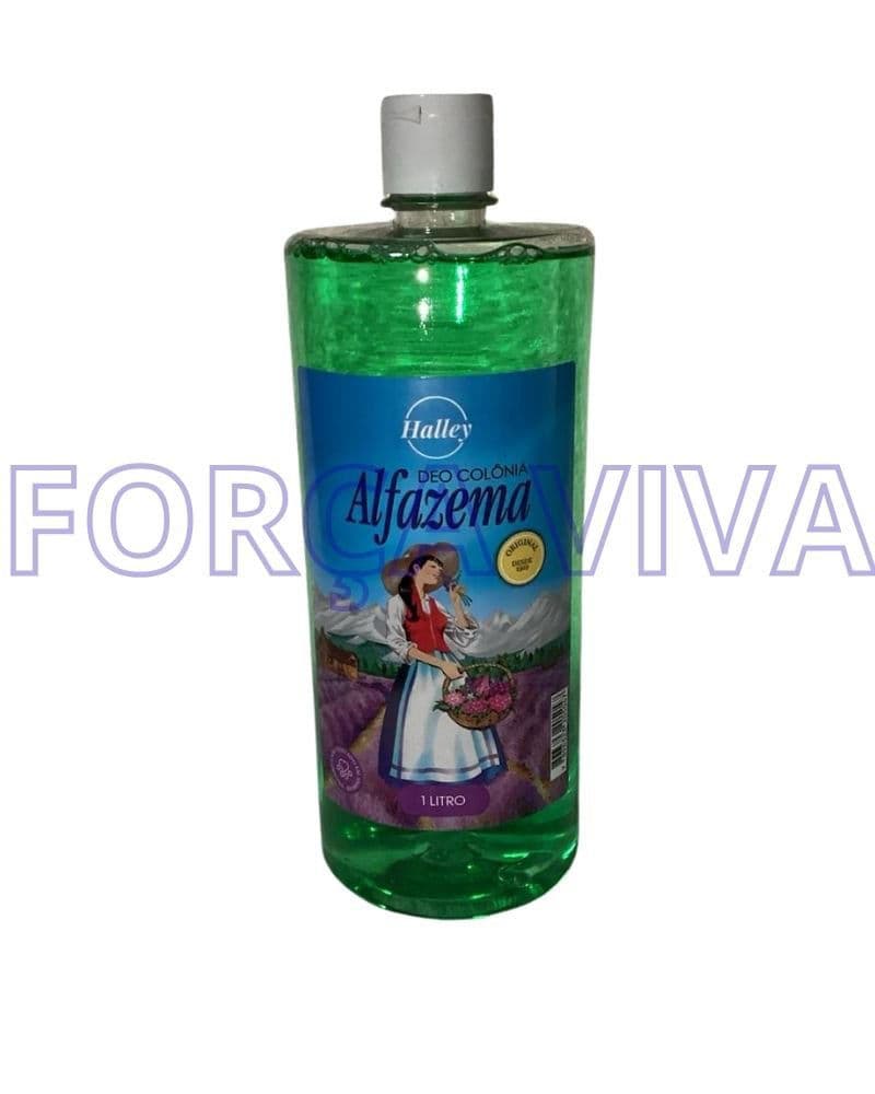 Deo Colônia Alfazema Halley Original 1 Litro – Fragrância Tradicional de Purificação e Frescor – Força Viva