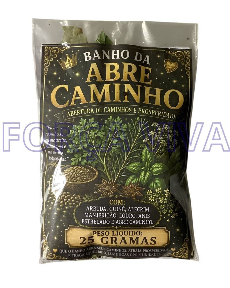 Banho de Ervas Abre Caminho – Blend de Prosperidade e Novas Oportunidades – Força Viva