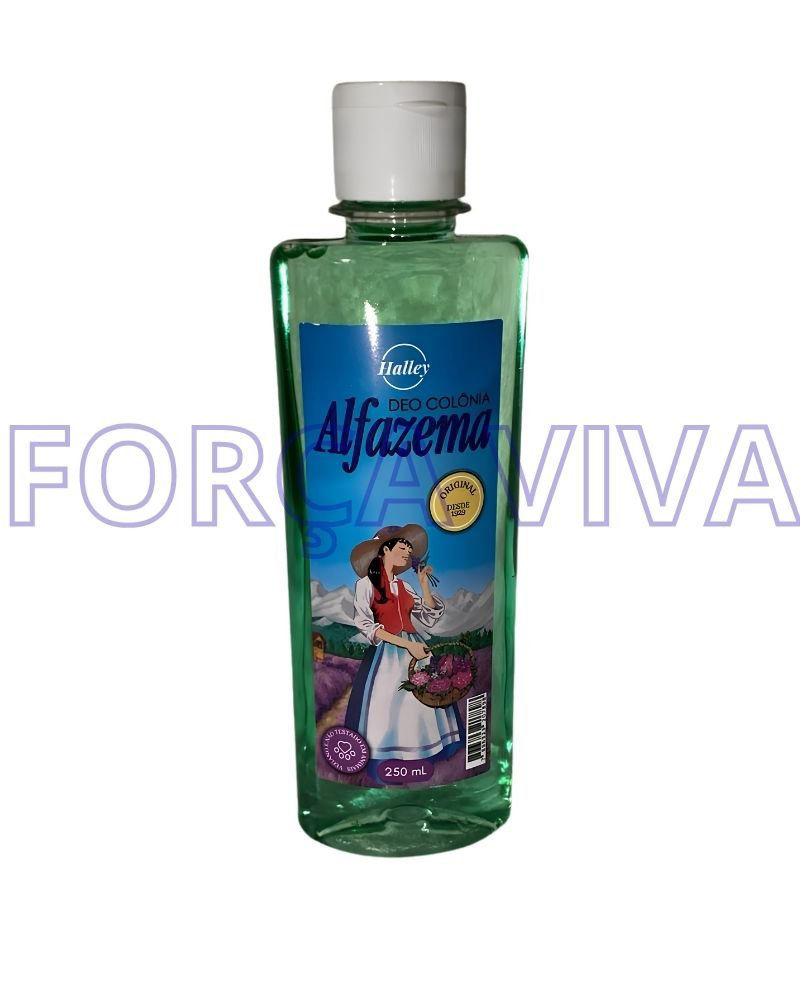 Deo Colônia Alfazema Halley Original 250ml – Fragrância Tradicional de Purificação, Frescor e Bem-Estar – Força Viva