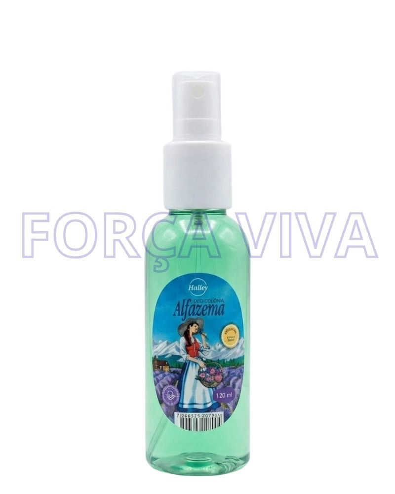 Deo Colônia Halley Alfazema 120ml – Fragrância Tradicional de Purificação, Frescor e Bem-Estar – Força Viva