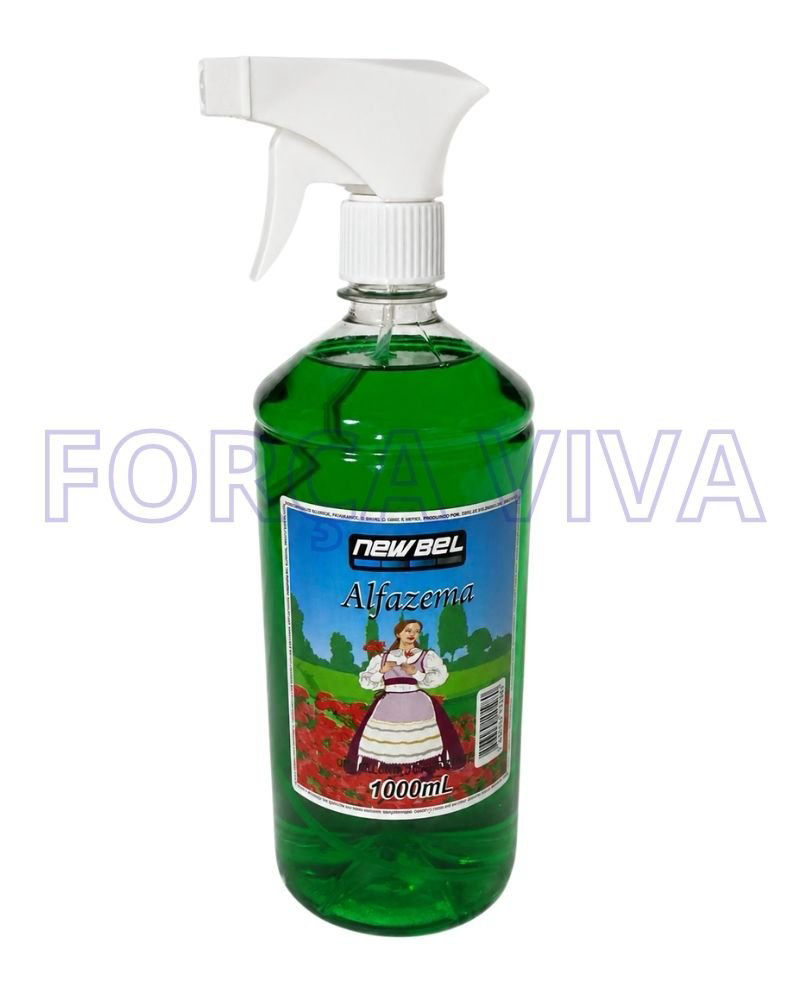 Alfazema Newbel 1 Litro com Borrifador – Spray de Harmonização, Limpeza Energética e Bem-Estar – Força Viva
