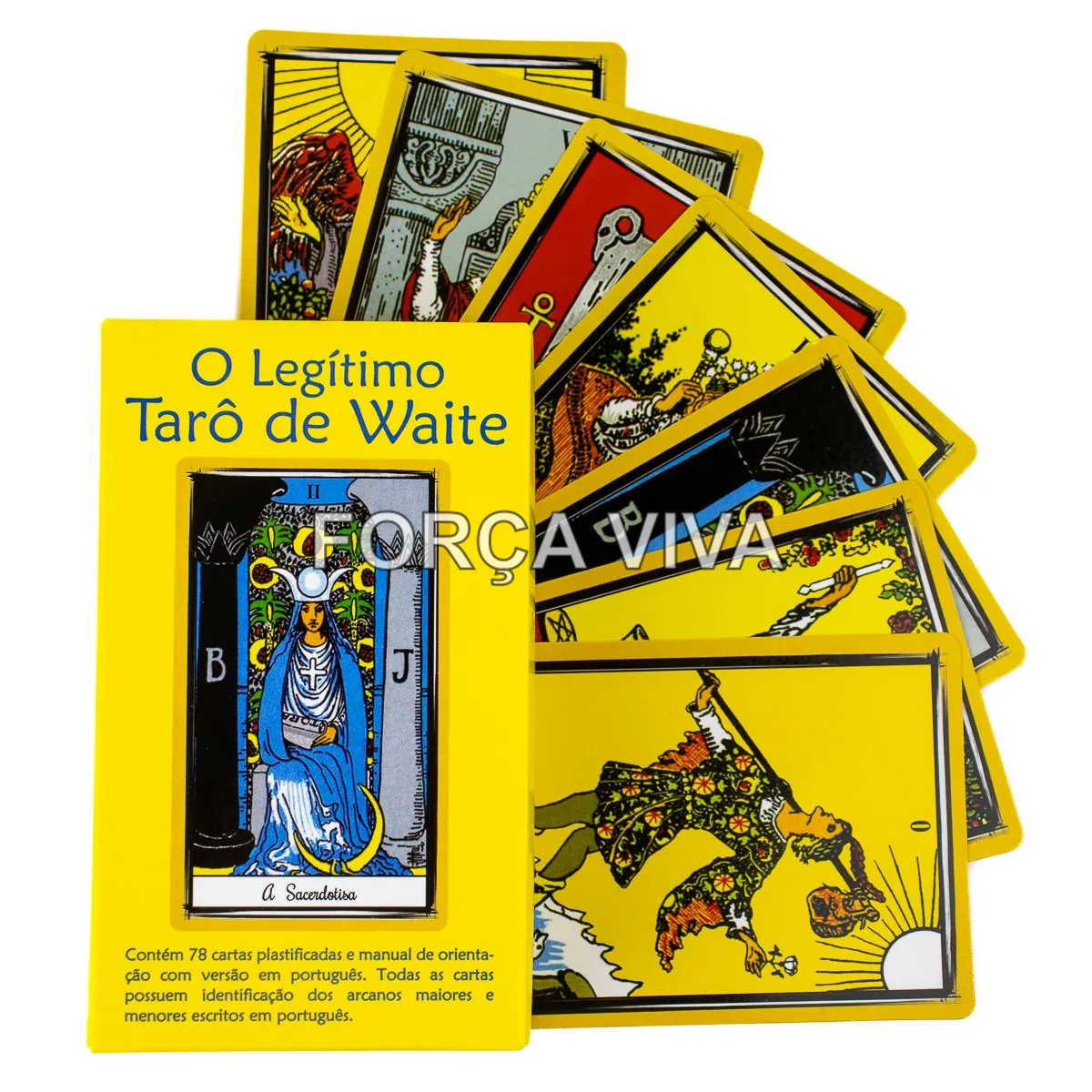 O Legítimo Tarot Rider-Waite 78 Cartas - Edição Especial Força Viva
