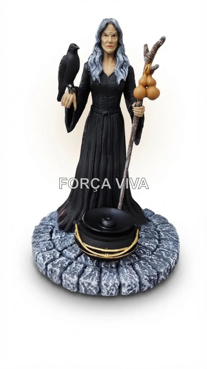 Imagem Bruxa em Resina 25cm