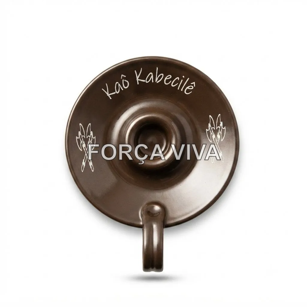 Suporte para Vela em Alumínio Xangô - Força Viva