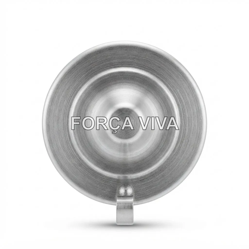 Suporte para Vela em Alumínio Clássico - Força Viva