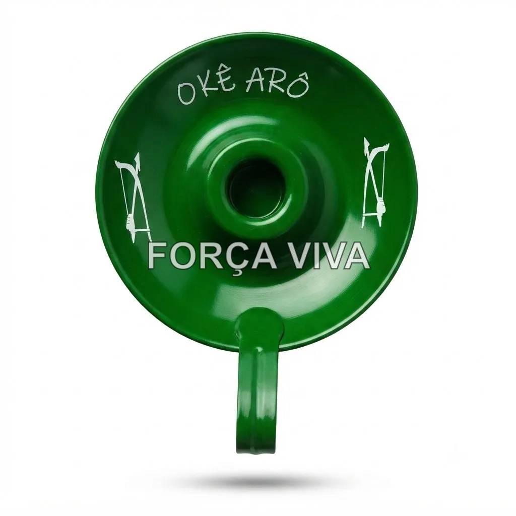 Suporte para Vela em Alumínio Oxóssi - Força Viva