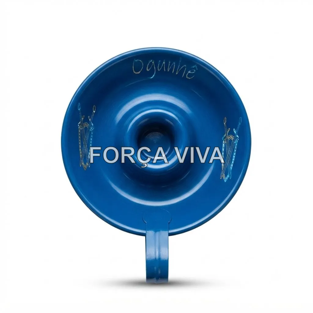 Suporte para Vela em Alumínio Ogum - Força Viva