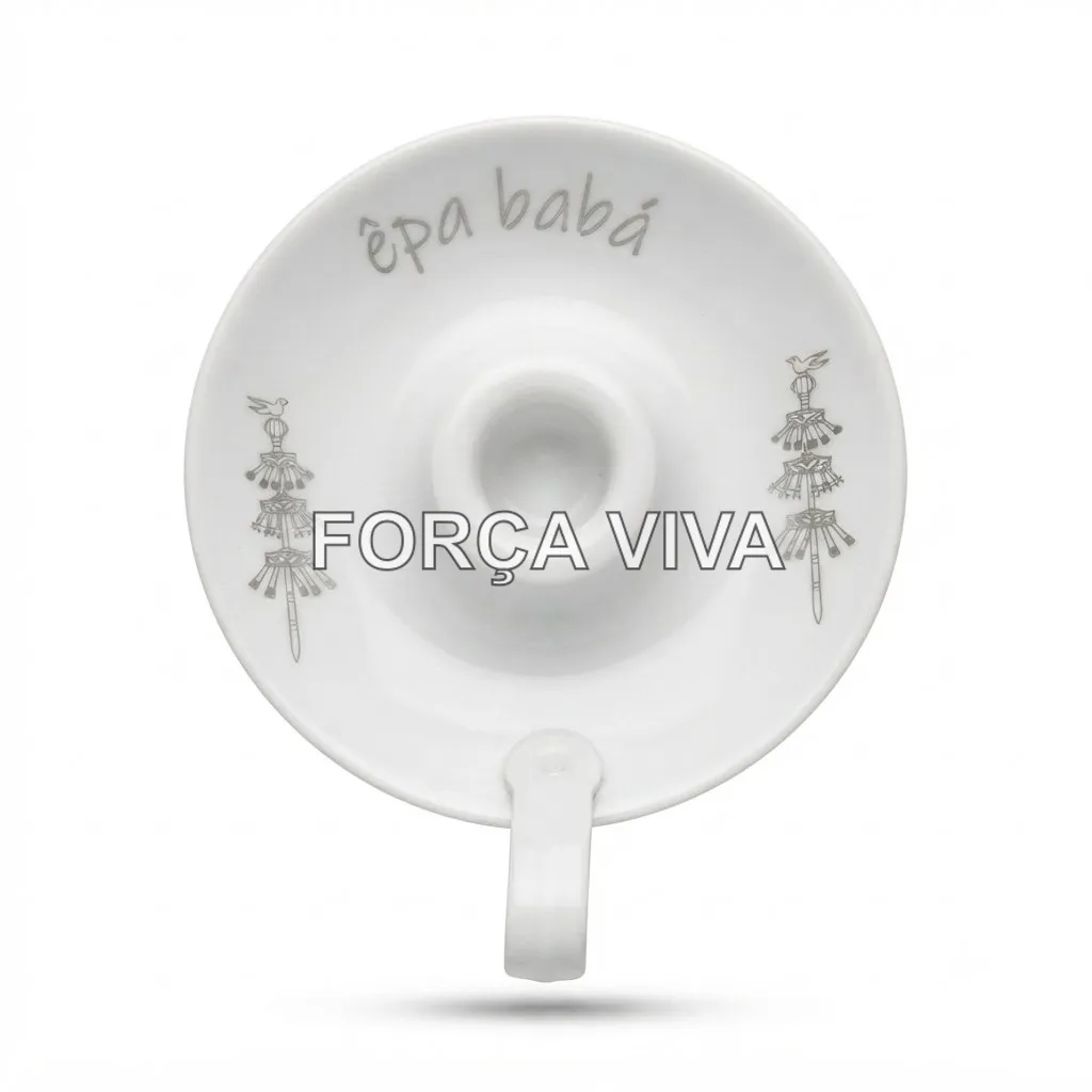 Suporte para Vela em Alumínio Oxalá - Força Viva