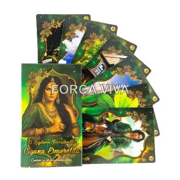 O Legítimo Baralho da Cigana Esmeralda 36 Cartas
