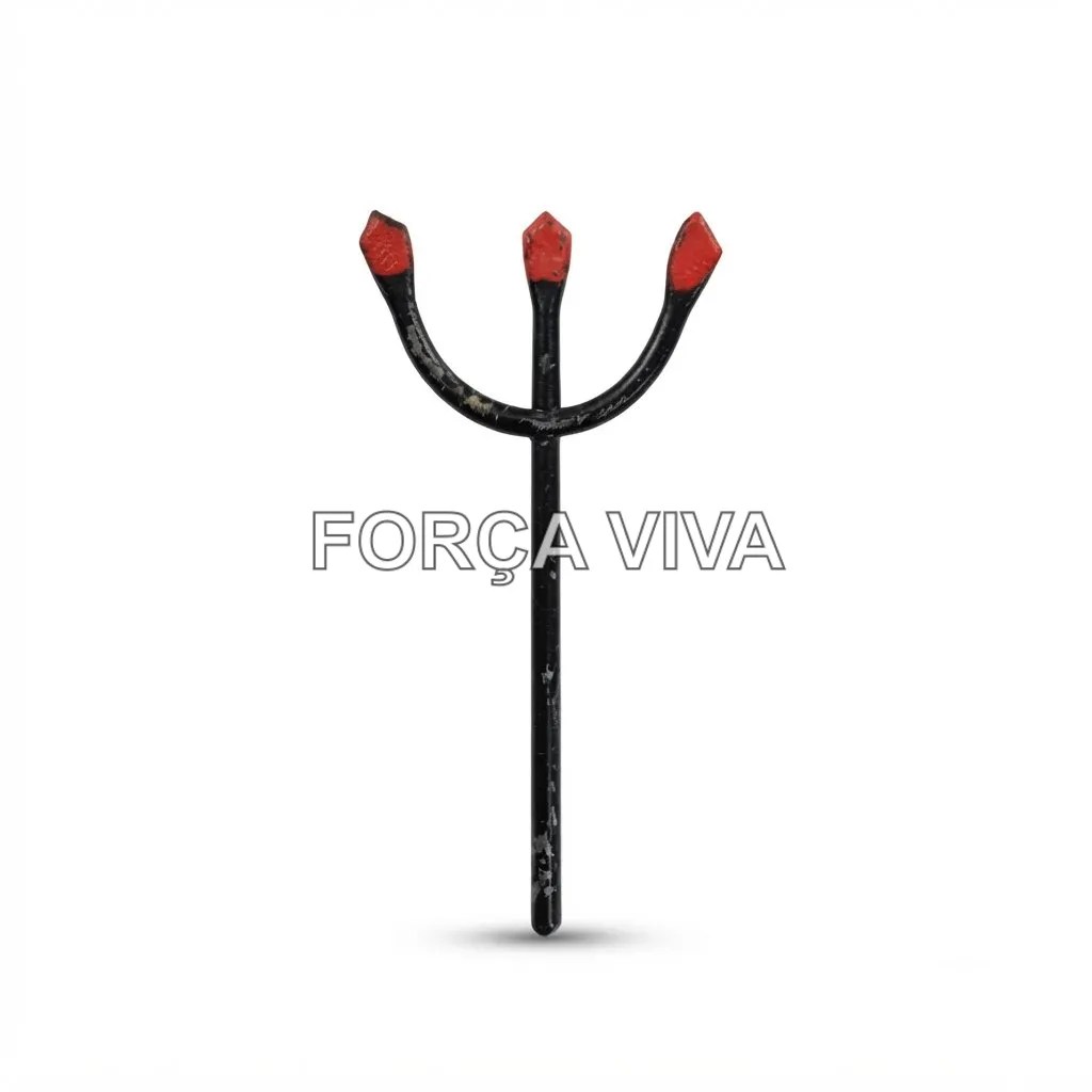 Garfo de Pombagira em Ferro 10cm | Força Viva