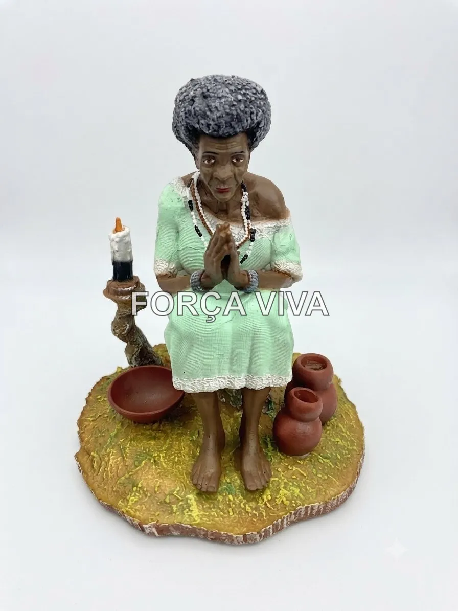 Imagem Preta Velha 15cm | Força Viva