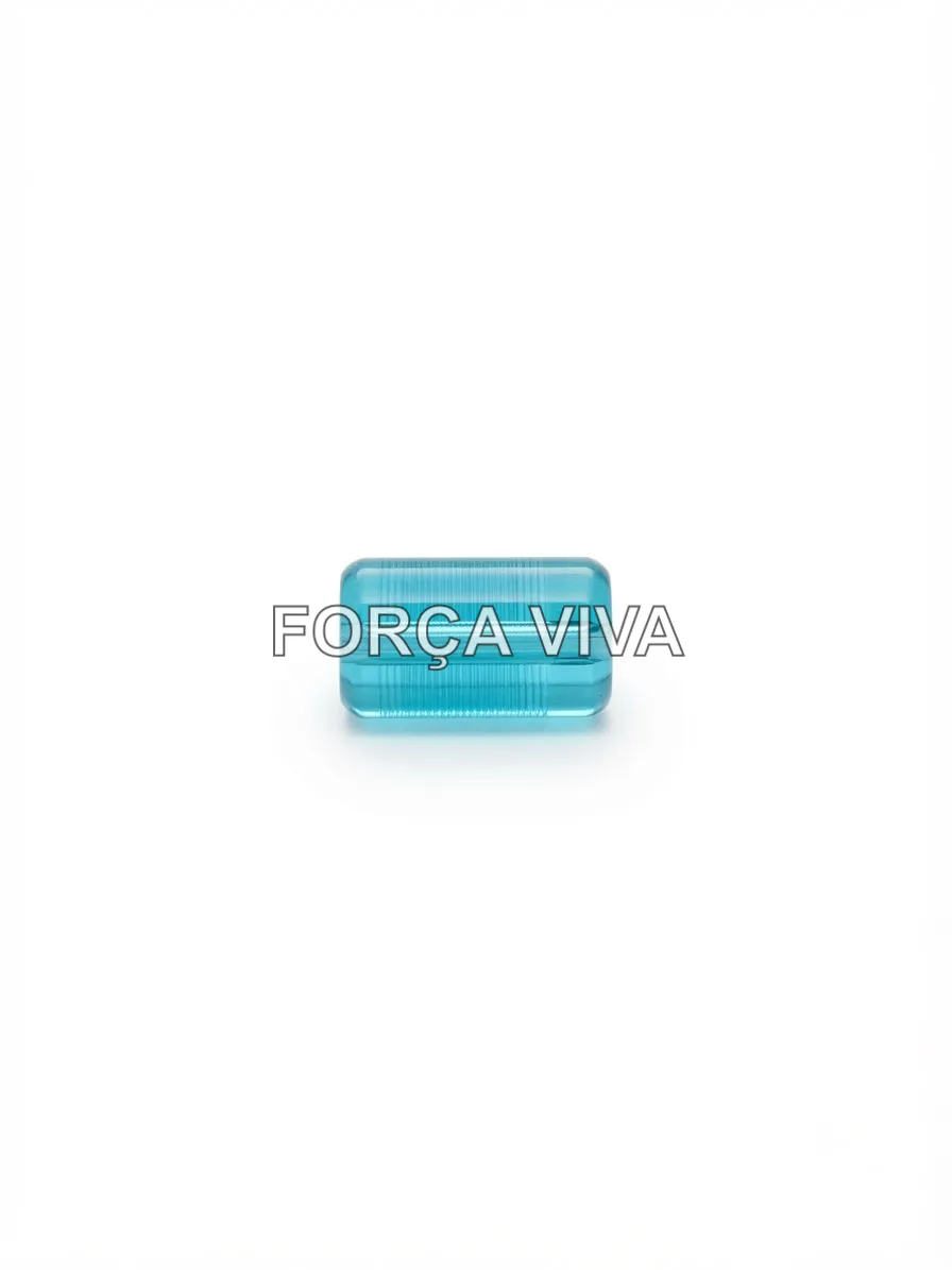 Firma Azul Claro Cristal 2cm | Força Viva