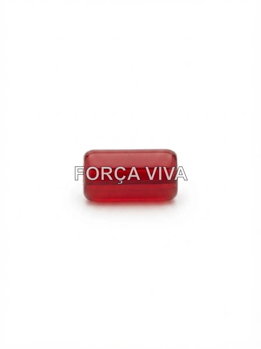 Firma Vermelha Cristal 2cm | Força Viva