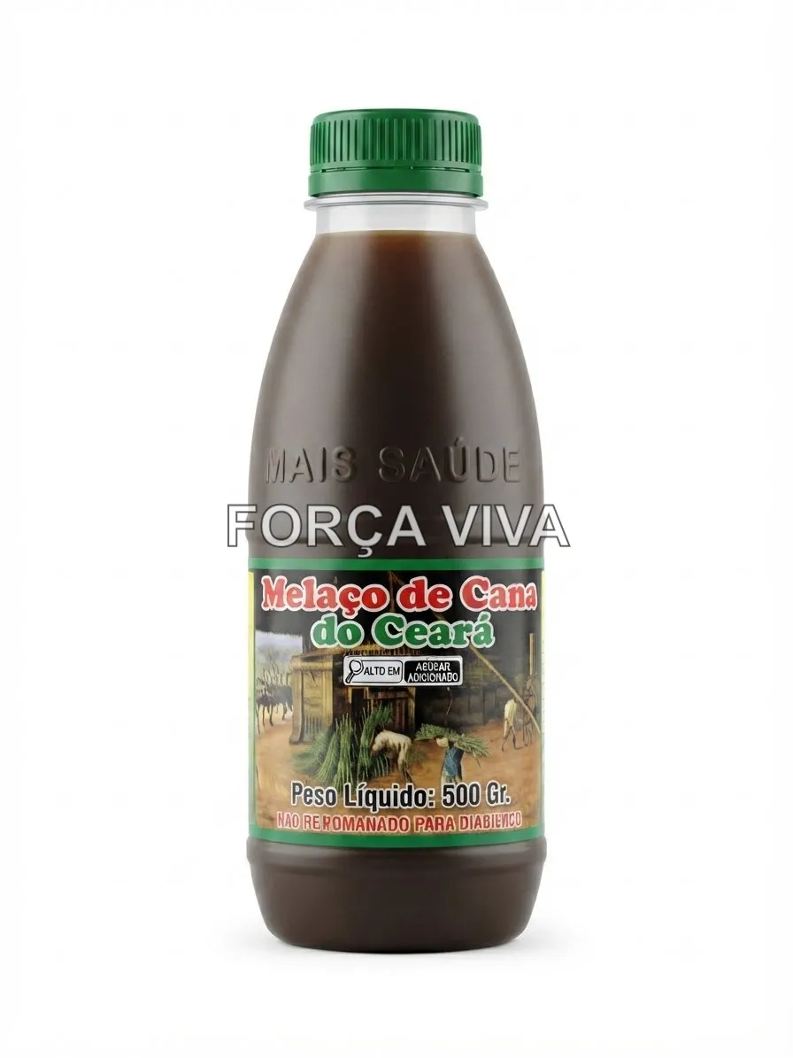 Melaço de Cana de Açúcar 500g - Força Viva