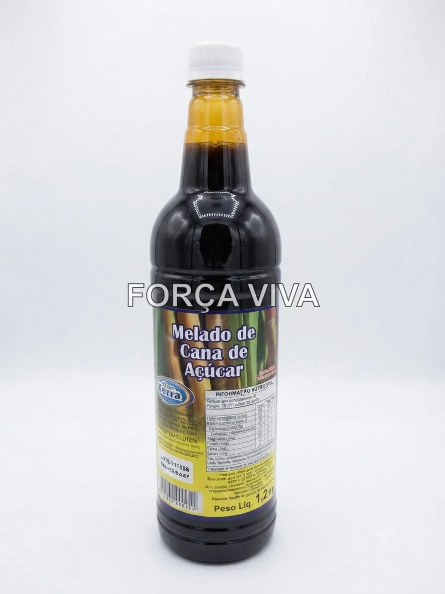 Melado de Cana de Açúcar 1,2 kg - Força Viva