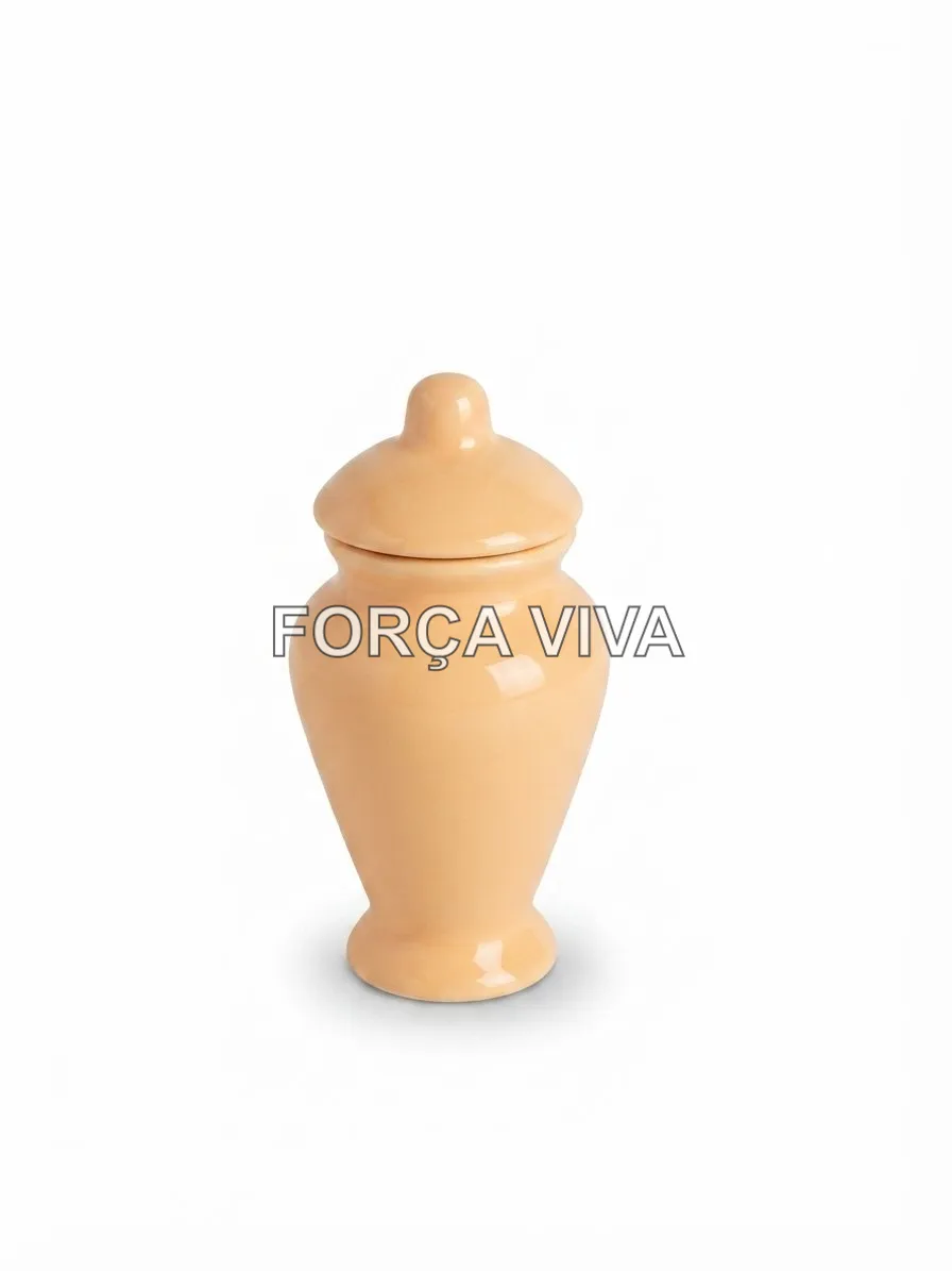 Quartinha de Louça Amarela Sem Alça 13 cm | Força Viva