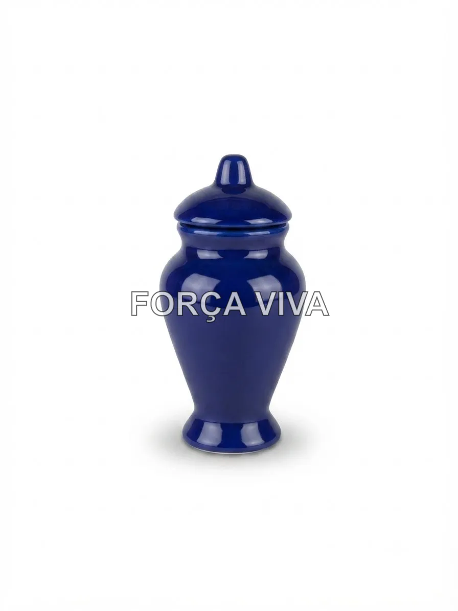 Quartinha de Louça Azul Sem Alça | Força Viva