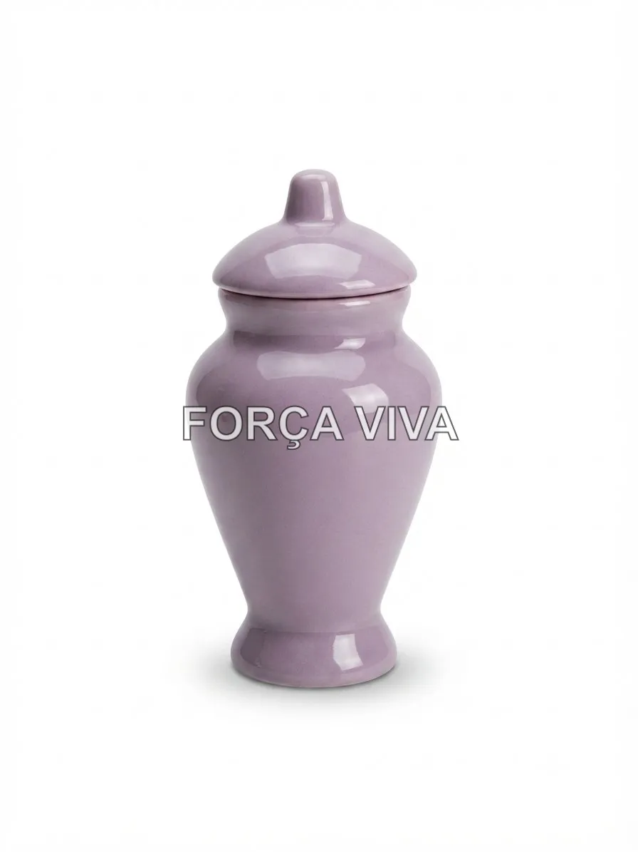 Quartinha de Louça Lilás Sem Alça | Força Viva