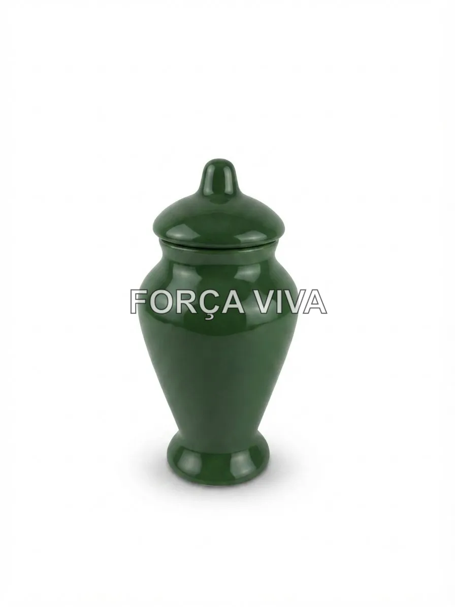 Quartinha de Louça Verde Sem Alça | Força Viva