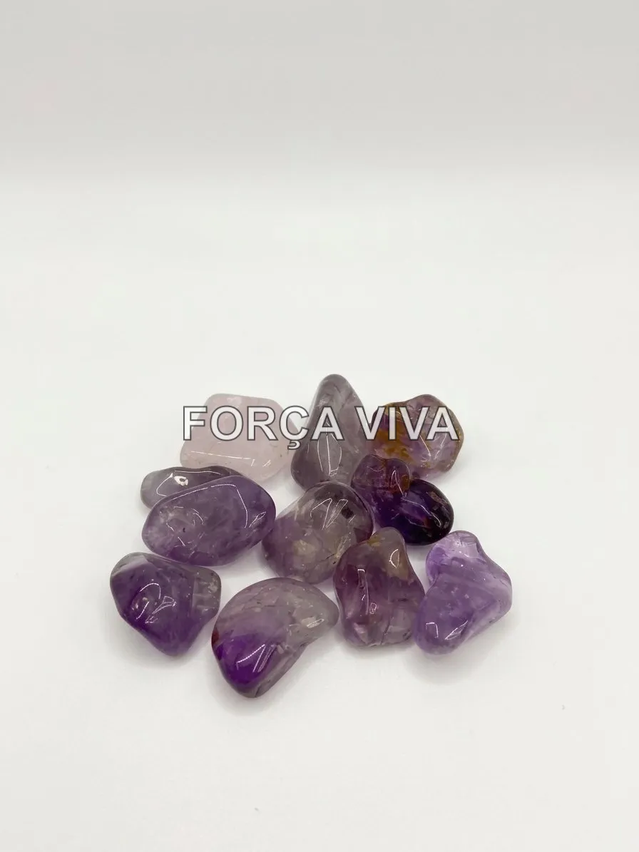 Pedra Ametista Natural Cristal Puro | Força Viva
