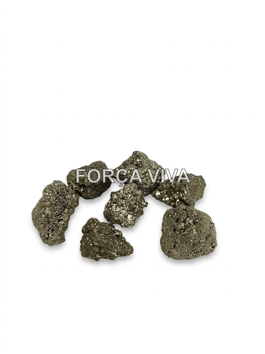 Pedra Pirita Natural Bruta Cristal Puro | Força Viva