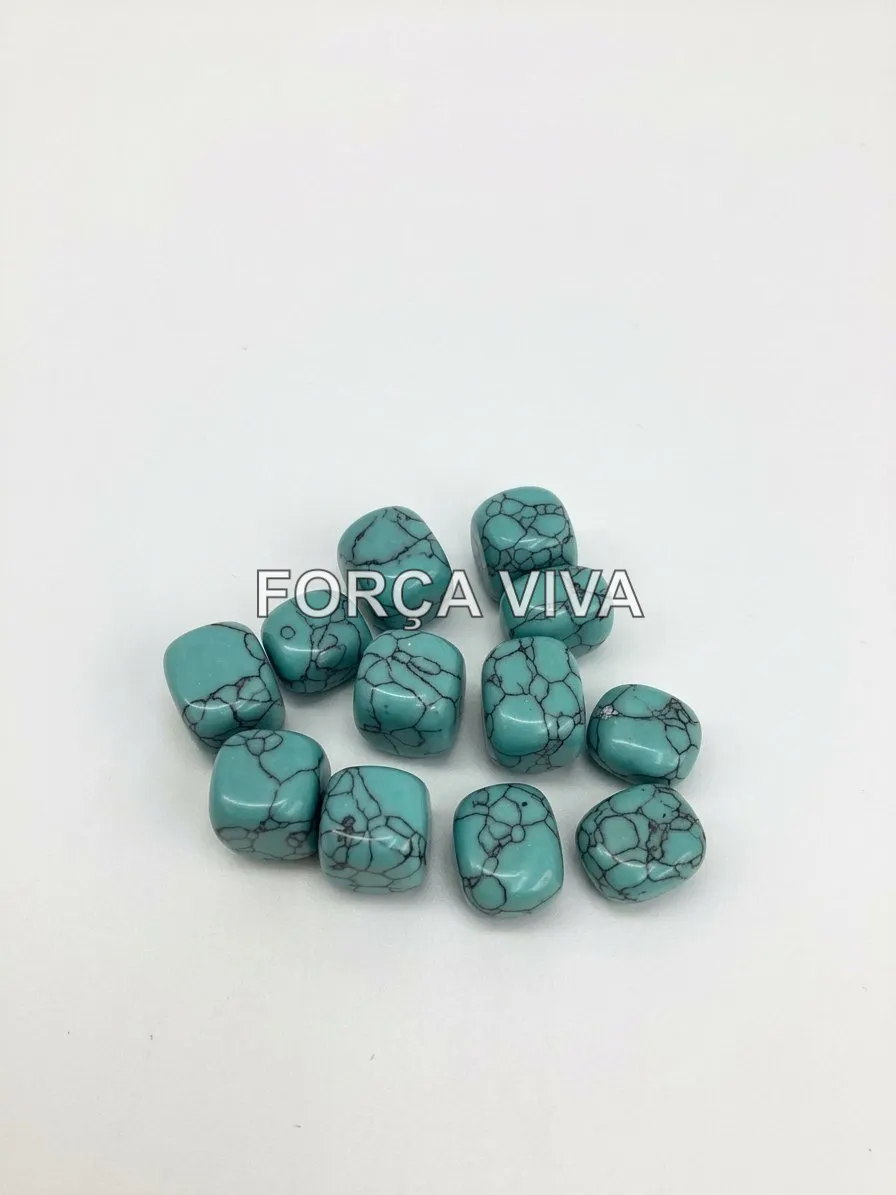 Pedra Turquesa Rolada (Turquenita) | Força Viva