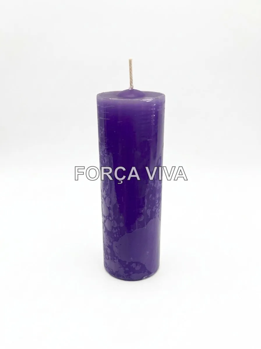 Vela de 7 Dias Lilás  - Força Viva