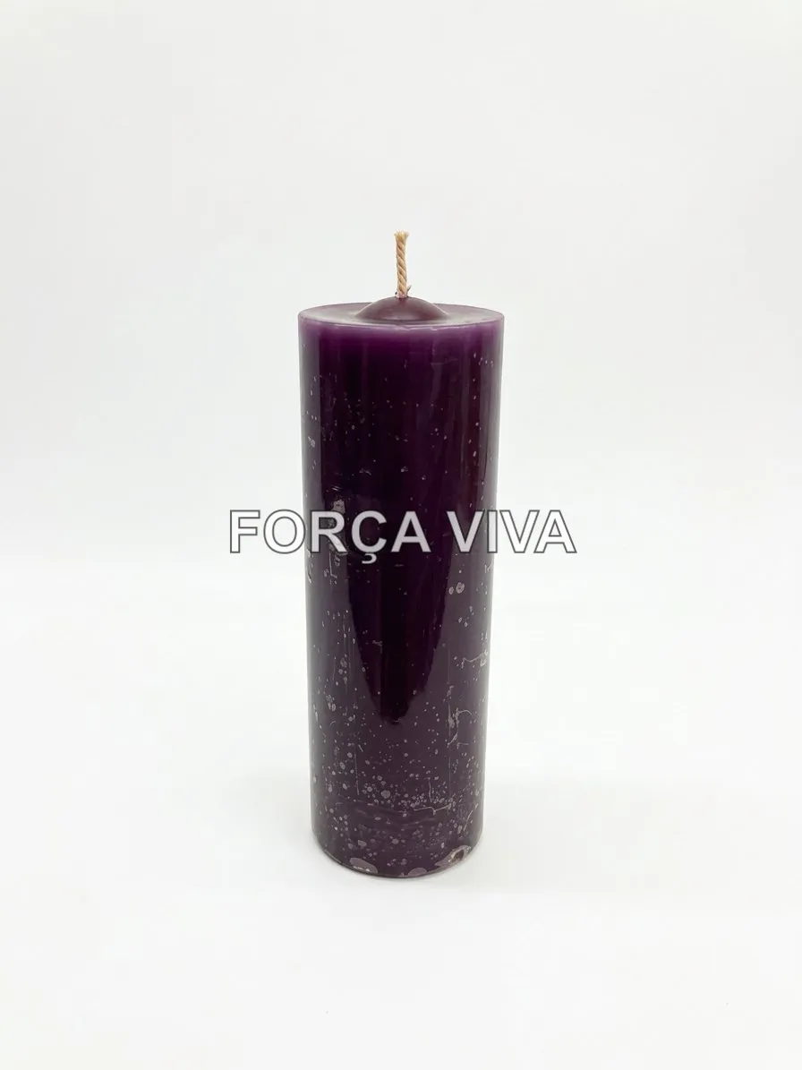 Vela de 7 Dias Roxa - Força Viva