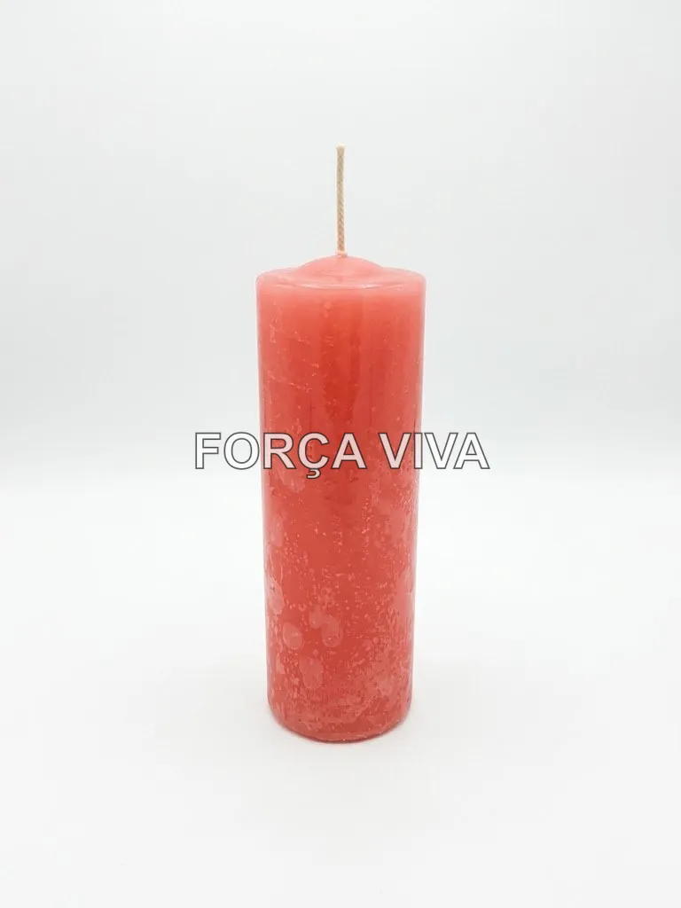 Vela de 7 Dias Rosa - Força Viva