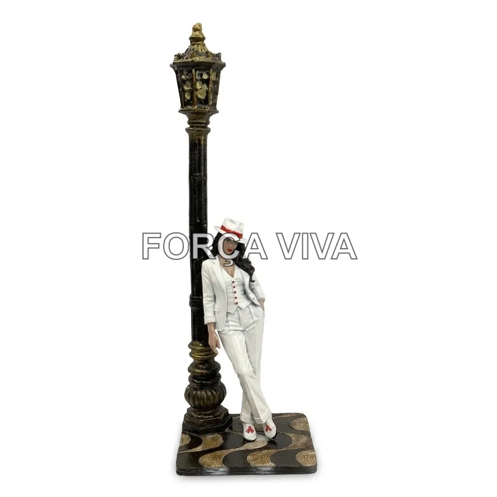 Maria Navalha de Terno em Resina 33cm - Força Viva